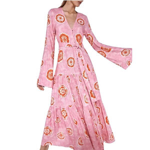 ALEXIS
Pink Maxi Shannon Summer Dress in Sz XS